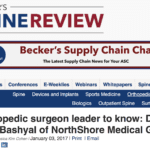 Screenshot of news